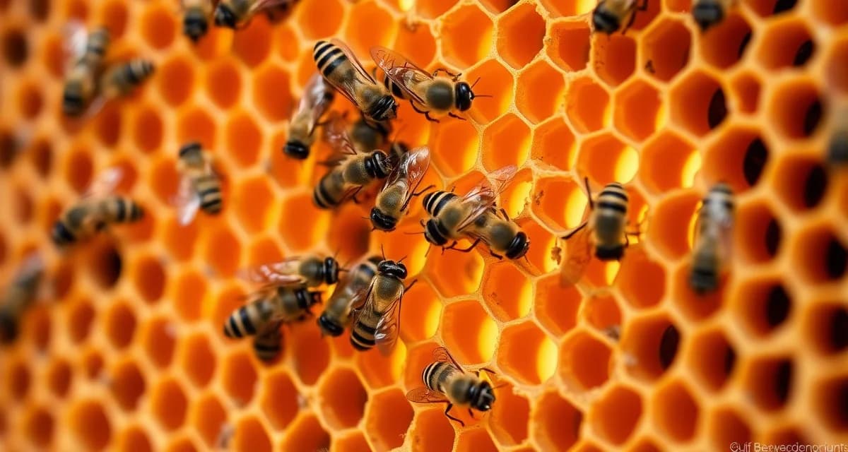 Honeycomb frame showing varroa mites on bees in Gulf Coast apiaries where broodless periods are rare or nonexistent