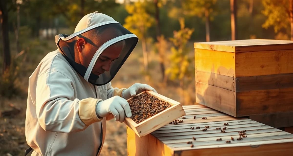 Oklahoma beekeeper using varroa management software to track hive health during hot summer months when formic acid treatments aren't safe to apply.