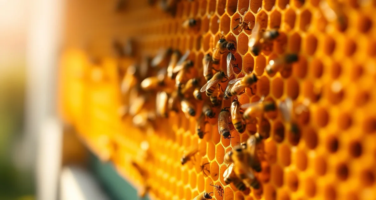 Honeycomb frame showing varroa mite treatment protocol timing for extended oxalic acid vaporization applications in beehives