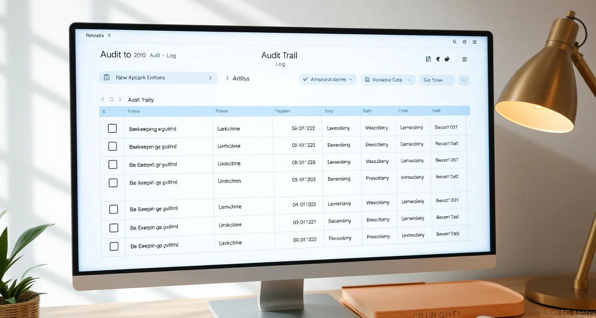 Digital audit trail interface displaying timestamped varroa mite treatment records with immutable modification history for regulatory compliance.